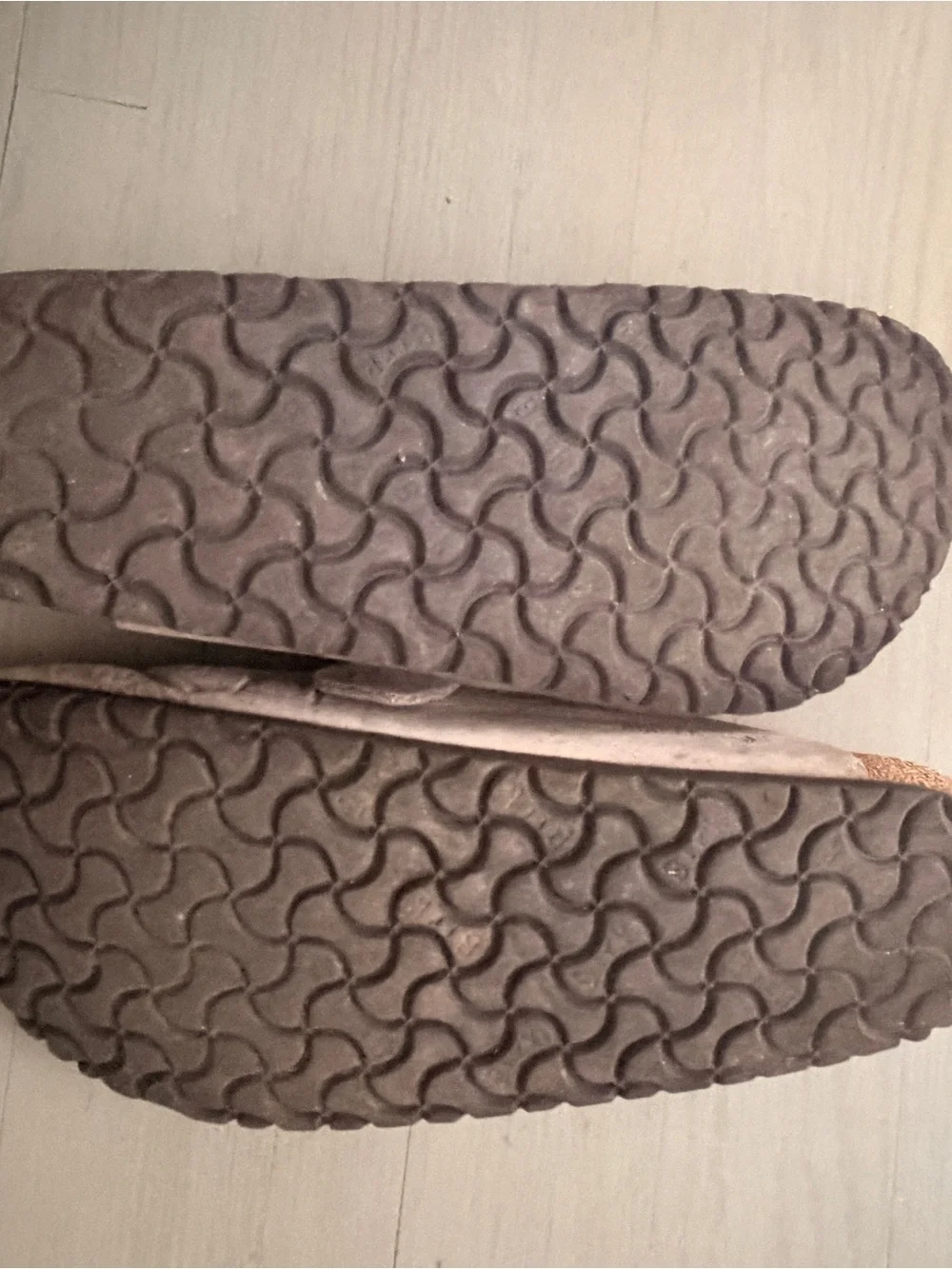 Men’s Birkenstock Clog Taupe Slip-On Buckle Clog